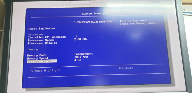 IBM system X M4 Intel Pentium G620 @ 2.60ghz / 4gb ram / read #