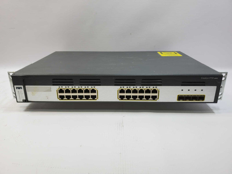 Cisco WS-C3750G-24TS-S 24x10/100/1000 4x SFP Stackable Switch (