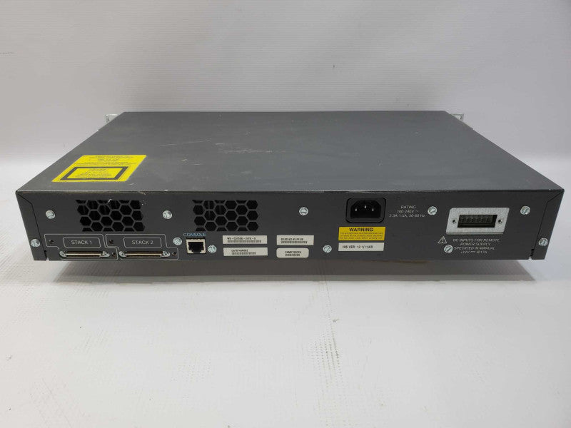 Cisco WS-C3750G-24TS-S 24x10/100/1000 4x SFP Stackable Switch (