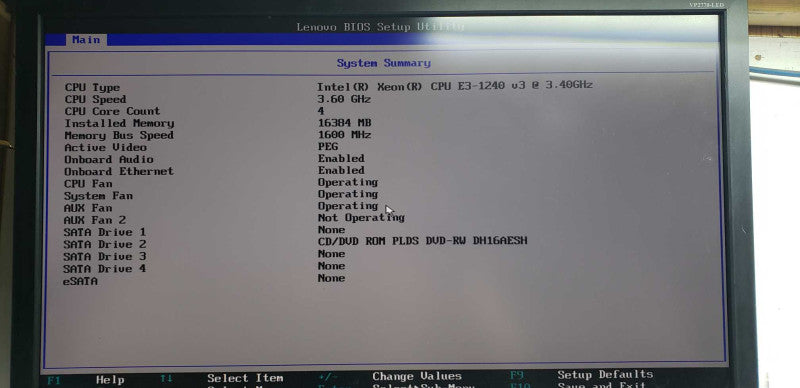 lenovo thinkstation E32 Xeon E3-1240 V3 @ 3.40ghz / 16gb ram / quadro 600 gpu #