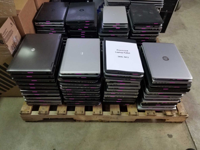 (NC1) 100x Laptops, HP-Dell, mixed