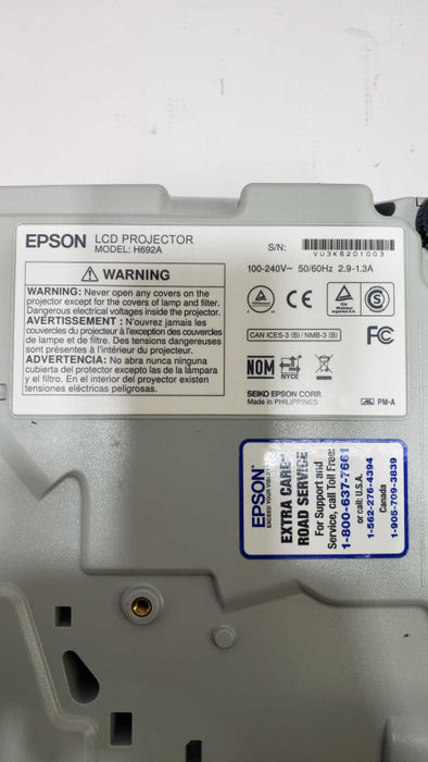 Epson PowerLite X27 XGA 3LCD 2700 ANSI HD 1080i HDMI READ [