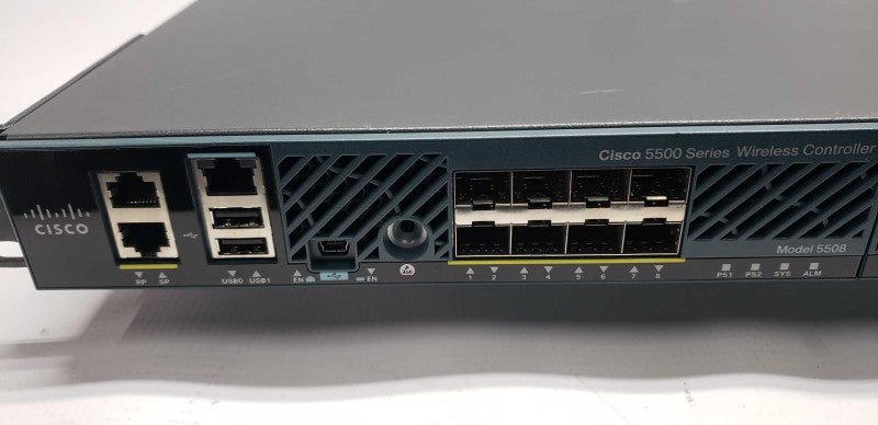 Cisco air-CT5508-K9 Wireless Controller / no modules / factory reset #