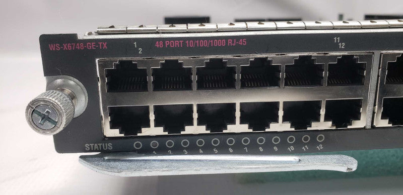 WS-X6748-GE-TX Cisco Catalyst 6500 48Port 1G RJ45 Switch Module  #