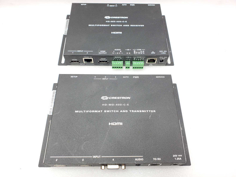 Crestron HD-MD-400-C-E Multi Format Switch Transmitter and Receive _