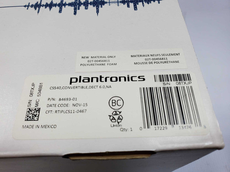 Plantronics CS540 Wireless Headset System (