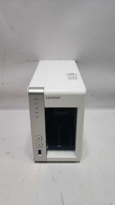 QNAP TS-231P NAS, two empty disk bays, no hdd caddies, untested [
