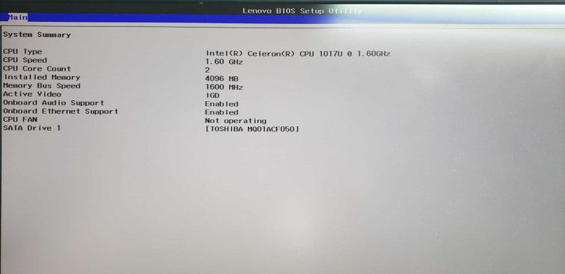 Lenovo Ideacenter Q190 thinclient Celeron 1017U @ 1.6ghz / 4gb ram #