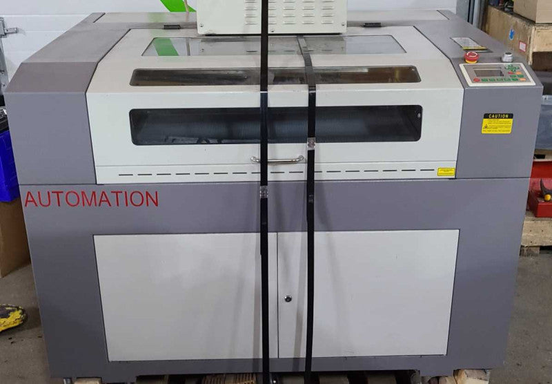 CO2 Laser Engraver Automation N/A Model W/ Industrial Water Chiller  $