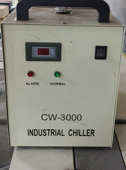 CO2 Laser Engraver Automation N/A Model W/ Industrial Water Chiller  $