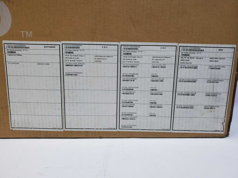 Cisco CS-CODEC-PRO+ Smartnet clean Conference Webex CS-KITPRO-K9 TTC6-13 *Seal (