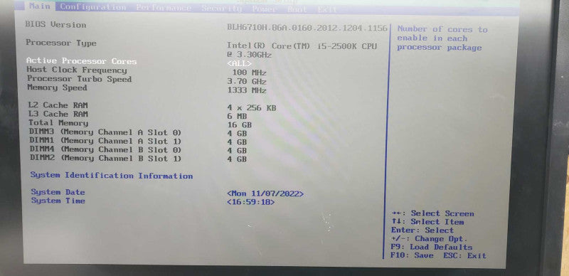 mobo/cpu combo i5-2500k @ 3.30ghz / 16gb ram / intel desktop board #