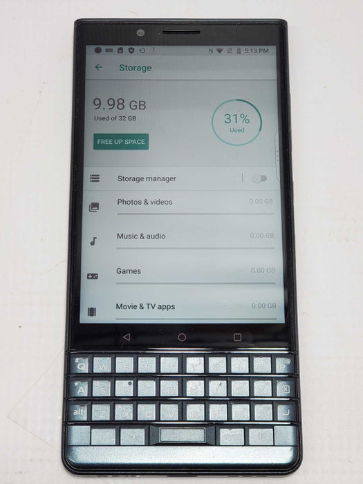 BlackBerry Key2 BBE100-2, Unlocked, 32GB Storage |