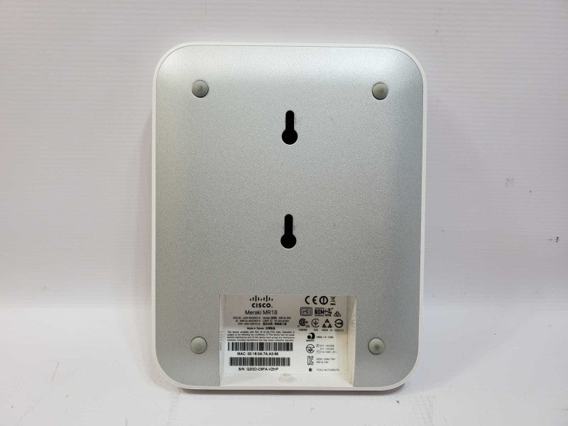 Meraki Mr18 Cloud Managed Wifi AP With Wall Mount *Claimed* (