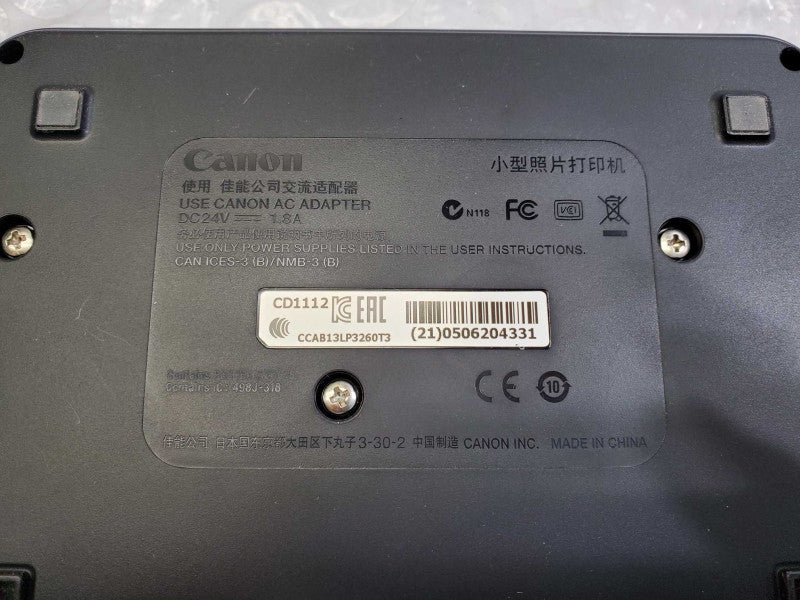 Canon Selphy CP910 Photo Printer w/ Power Adapter )