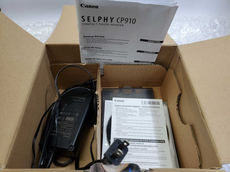Canon Selphy CP910 Photo Printer w/ Power Adapter )