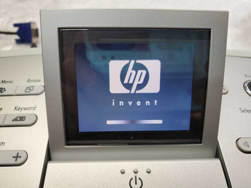 HP Photosmart 475 Digital GoGo photo Printer w/ Power Adapter_ Power-on tested )