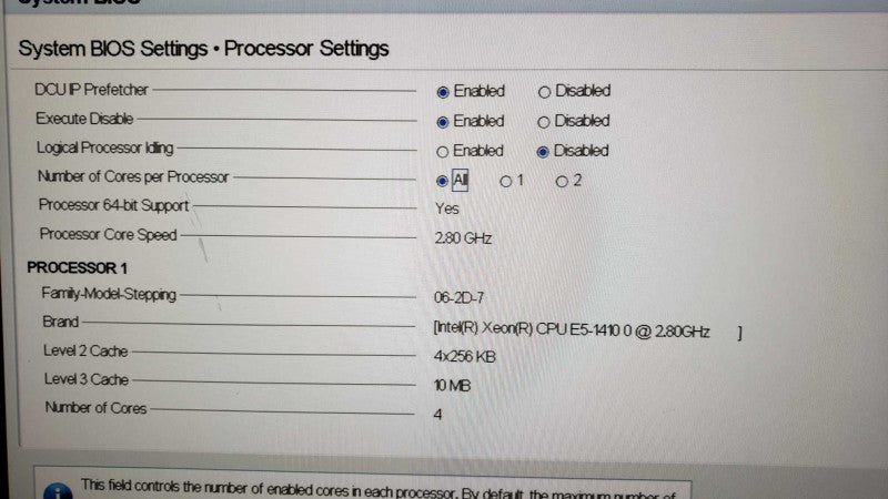 Dell PowerEdge R320 Xeon E5-1410@2.8Ghz 16Gb ECC DDR3 PERC H710 Mini No HDD [