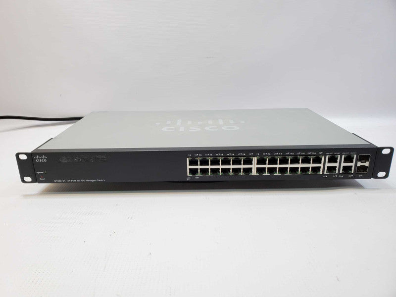 Cisco SF300-24 24-Port 10/100 Managed Network Switch SRW224G4P-K9 (