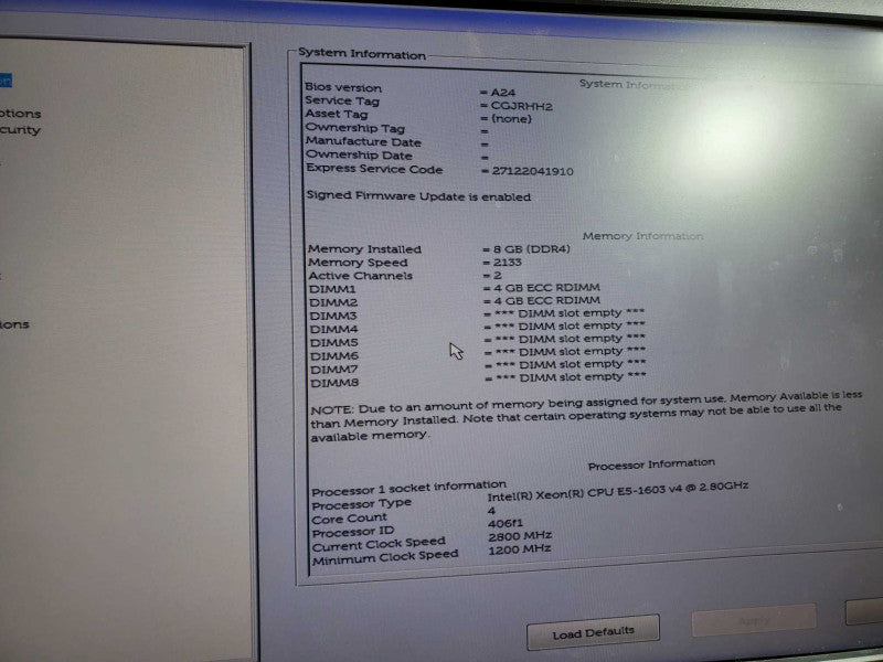 Dell Precision T5810 Intel Xeon E5-1603 8GB RAM 120GB SSD ASUS RX550 )