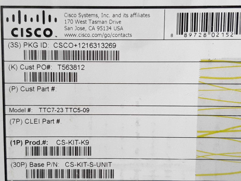 Cisco CS-KIT-K9 Conference Webex Room Kit Unit Touch 10 KITPLUS MINI +