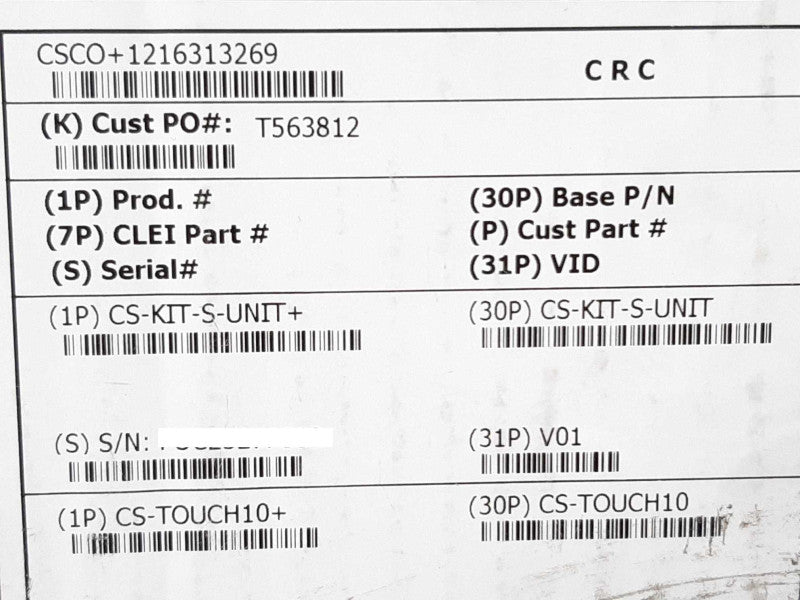 Cisco CS-KIT-K9 Conference Webex Room Kit Unit Touch 10 KITPLUS MINI +