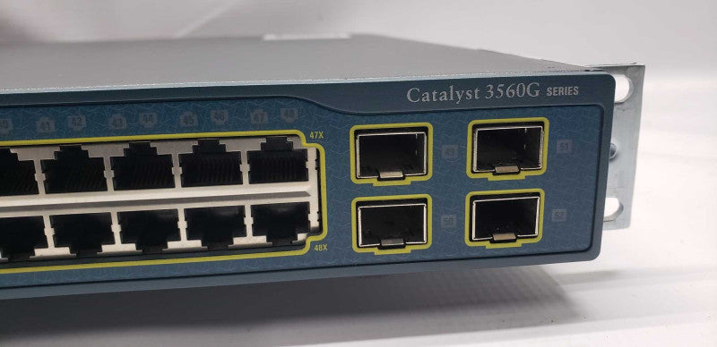 Cisco Catalyst 3560G WS-C3560G-48TS-S 48x port gigabit switch / RESET DEFAULT #
