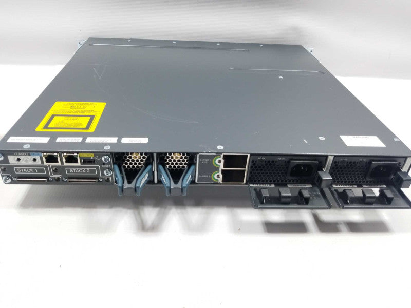 Cisco WS-C3750X-24T-S Switch 24-Port 1GE Stackable w/ 2x C3KX-PWR-350WAC, QTY. ~