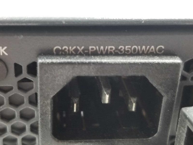Cisco WS-C3750X-24T-S Switch 24-Port 1GE Stackable w/ 2x C3KX-PWR-350WAC, QTY. ~