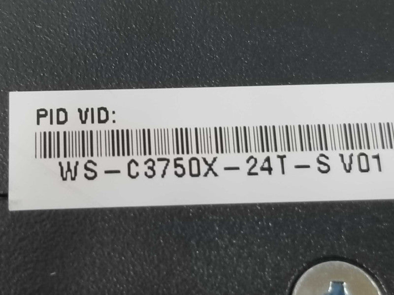 Cisco WS-C3750X-24T-S Switch 24-Port 1GE Stackable w/ 2x C3KX-PWR-350WAC, QTY. ~
