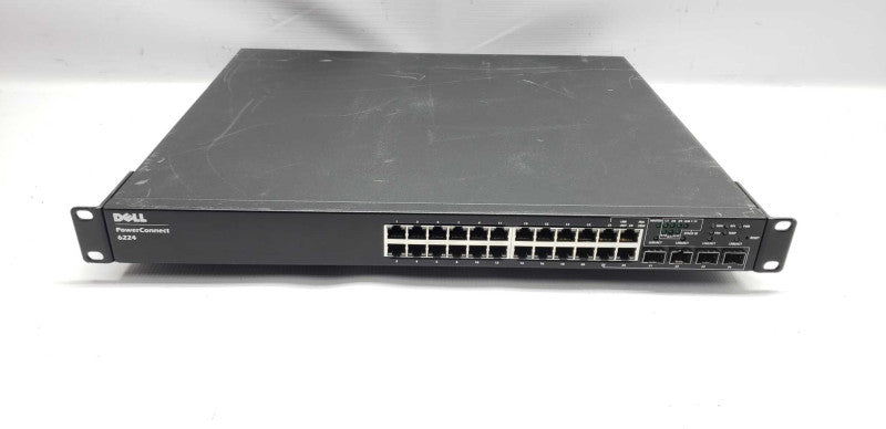 Dell PowerConnect 6224 24 Port Gigabit Ethernet Switch / reset default #