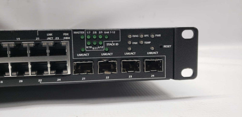 Dell PowerConnect 6224 24 Port Gigabit Ethernet Switch / reset default #