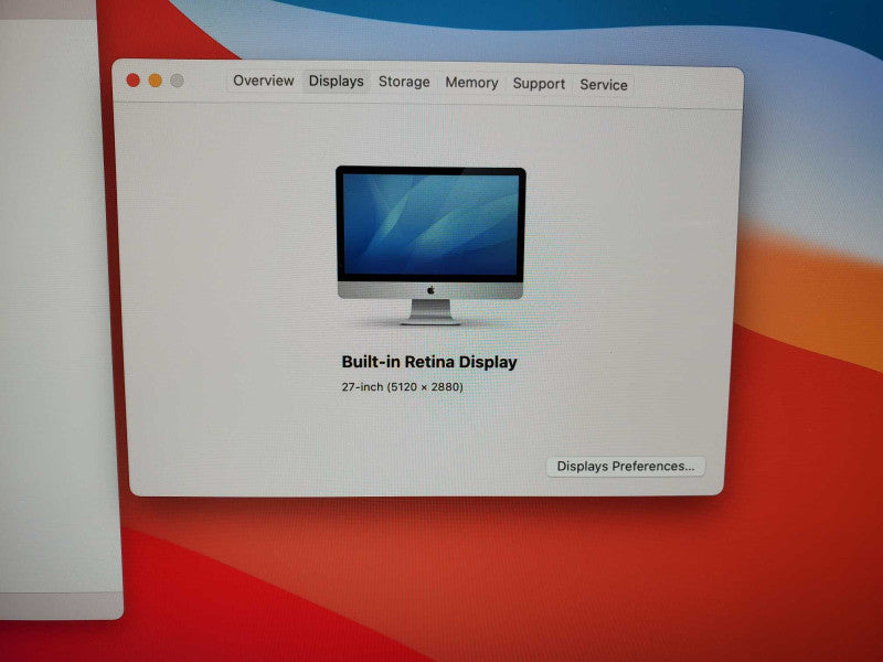 Apple iMac 27\\" A1419 L.2014 5K i7-4790K 4.0GHz 16GB DDR3 120G SSD AMD M290X 2G )