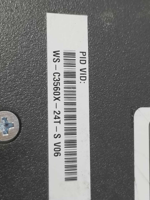 Cisco WS-C3560X-24T-S 3560X 24 Port Gigabit Ethernet Switch ~