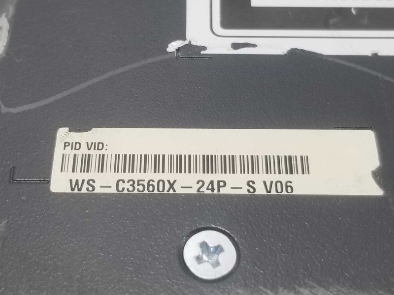 Cisco Catalyst 24-Port PoE+ GbE Network Switch WS-C3560X-24P-S ~