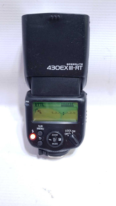 Canon Speedlite 430EX III & 430EX III-RT with Bag & Stander For Parts [