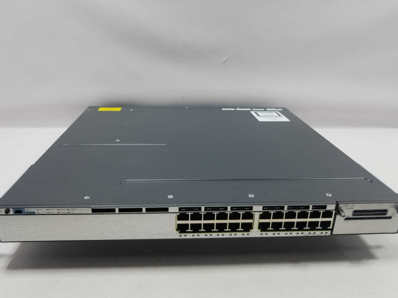 Cisco WS-C3750X-24P-S 24 10/100/1000 Ethernet PoE+, FACTORY RESET ~
