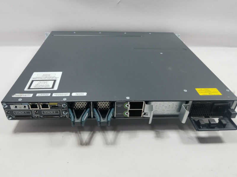 Cisco WS-C3750X-24P-S 24 10/100/1000 Ethernet PoE+, FACTORY RESET ~