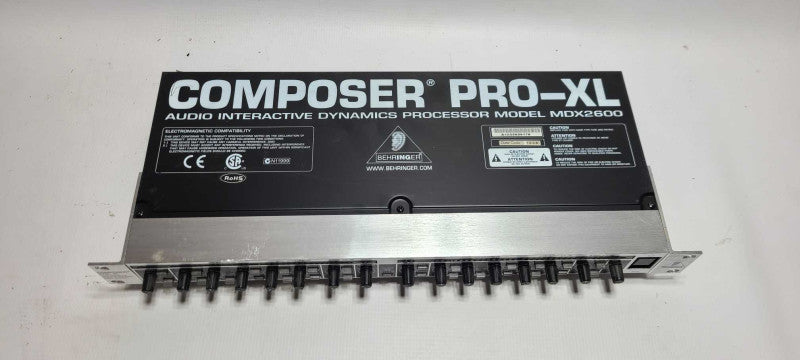 Behringer Composer PRO-XL MDX2600 2 Channel Compressor Limiter $