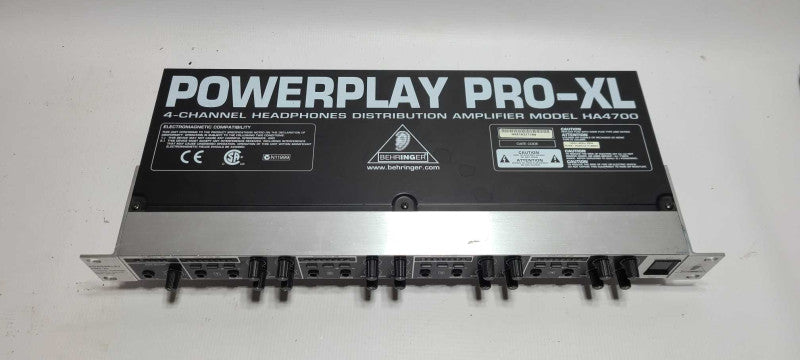 Behringer Powerplay Pro-XL HA4700 4 Channel Headphone Distribution Amplifier $