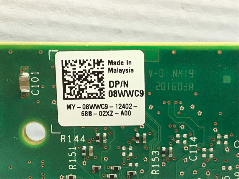 DELL / Intel I350 Dual Port 1GB Ethernet Card PCI-E Network P/N:08WWC9 +