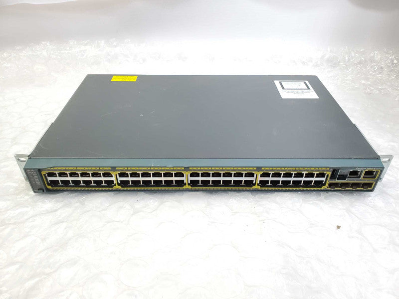 Cisco Catalyst WS-C2960S-48TS-L 48-Port 4x SFP Gigabit Ethernet Switch )
