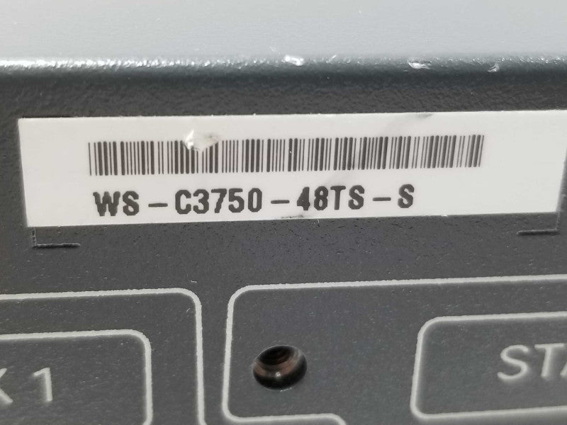 CISCO WS-C3750-48TS-S Catalyst 3750 48 10/100 + 4 SFP + PoE, \\"QTY\\" ~