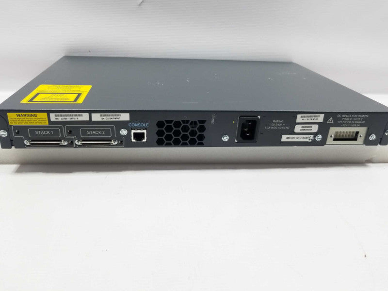 CISCO WS-C3750-48TS-S Catalyst 3750 48 10/100 + 4 SFP + PoE,, \\"QTY\\" ~