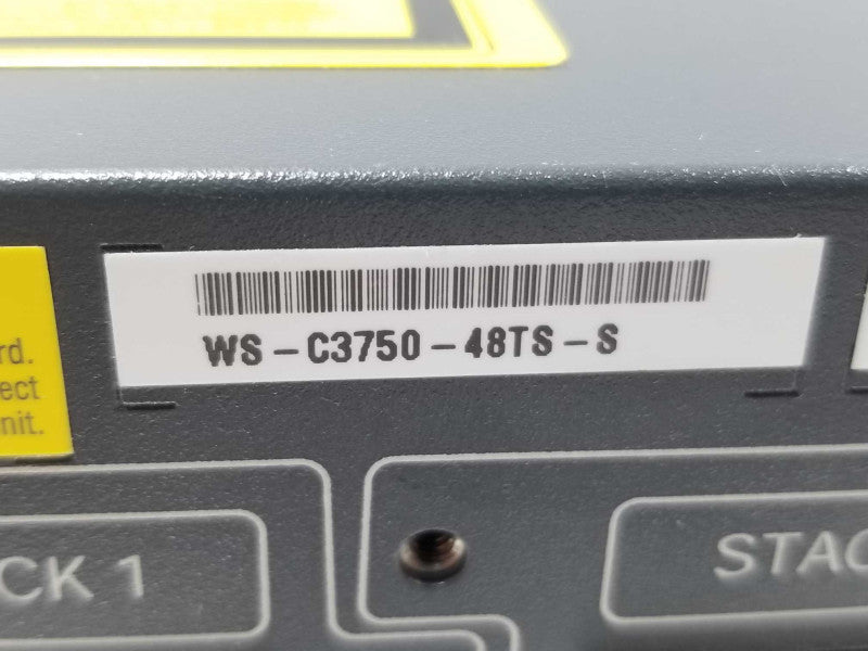 CISCO WS-C3750-48TS-S Catalyst 3750 48 10/100 + 4 SFP + PoE,, \\"QTY\\" ~