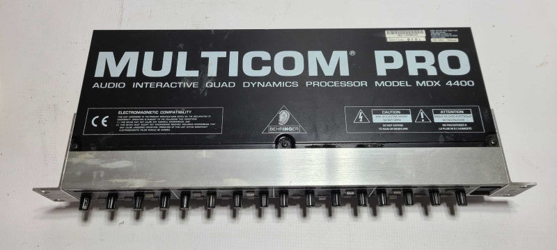 Behinger Multicom PRO MDX4400 Audio Interactive Quad Dynamics Processor $