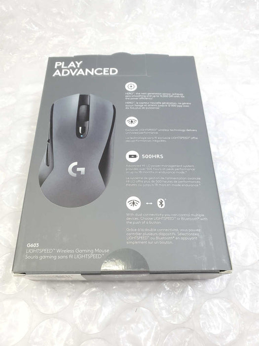 Logitech G603 LIGHTSPEED Wireless Gaming Mouse HERO 12K Sensor 12,000DPI )