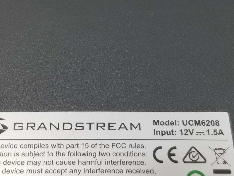 Grandstream UCM6208 8 Port IP PBX Phone System ~