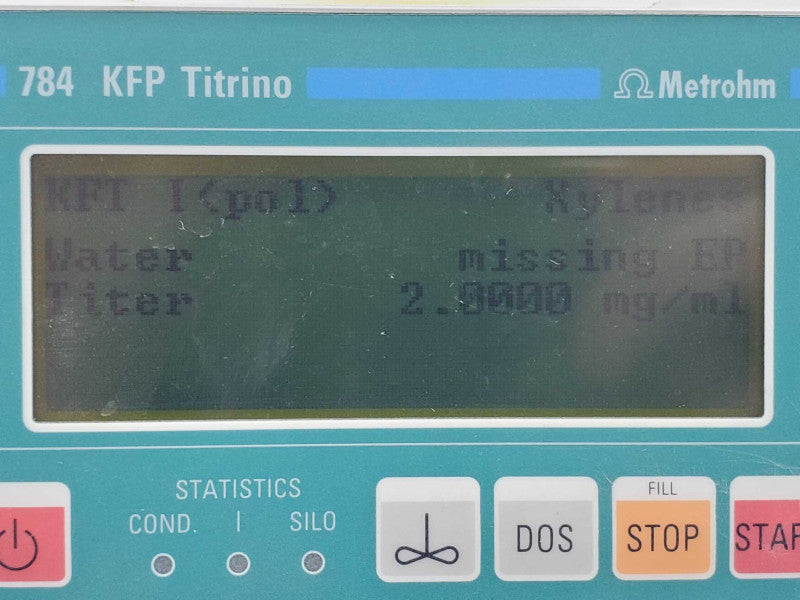 Metrohm 784 KFP Titrino (AS-IS) |