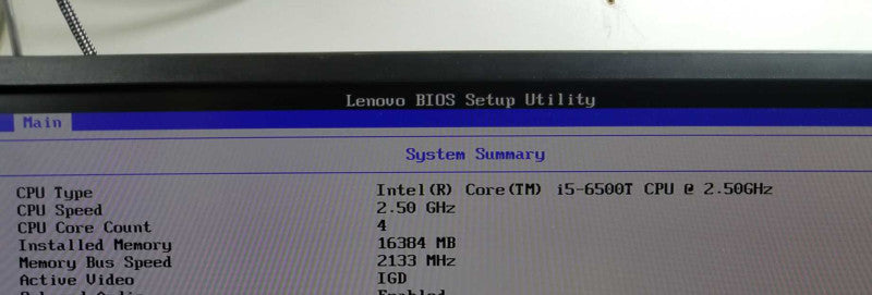 Lenovo Thinkcentre M900 Tiny PC i5-6500T 2.50GHz/16GB, No HDD/CADDY/AC, ~
